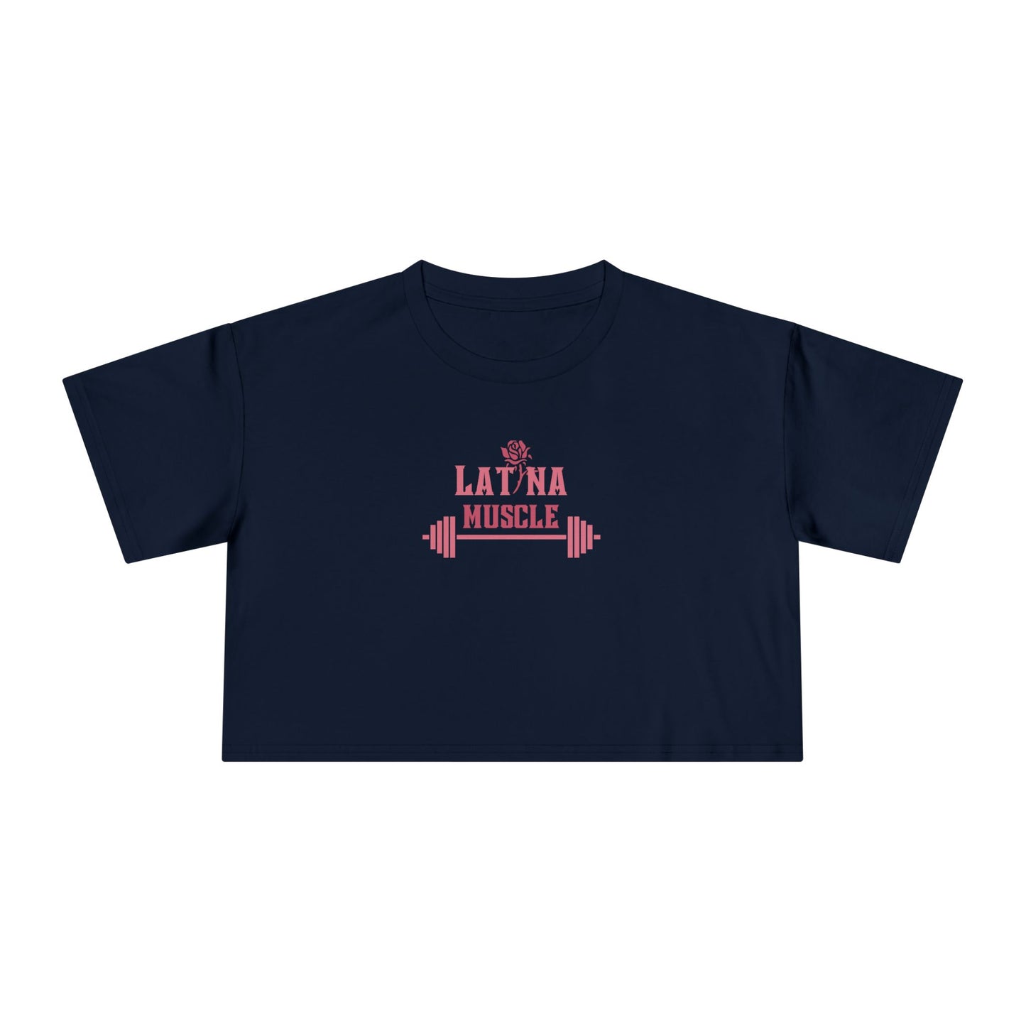 Latina Muscle Crop Top - Pink Letter Edition - Latina Muscle