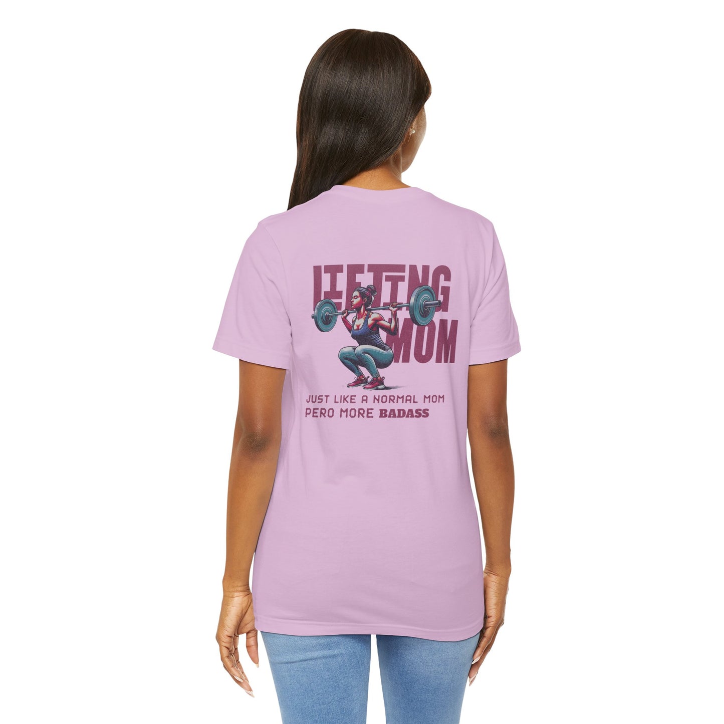 Lifting Mom Tee - Badass Gym Rat Strong Mom T-Shirt - Latina Muscle