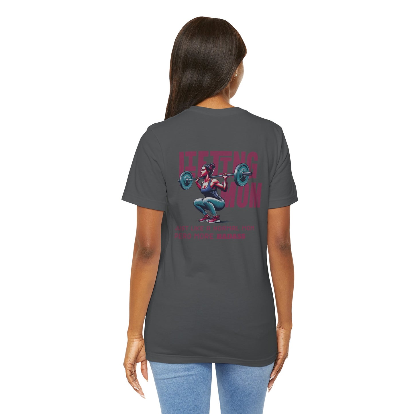 Lifting Mom Tee - Badass Gym Rat Strong Mom T-Shirt - Latina Muscle