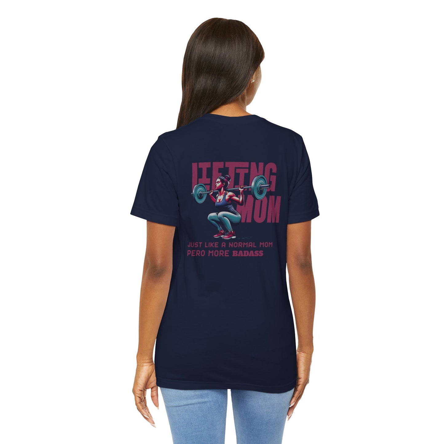 Lifting Mom Tee - Badass Gym Rat Strong Mom T-Shirt - Latina Muscle