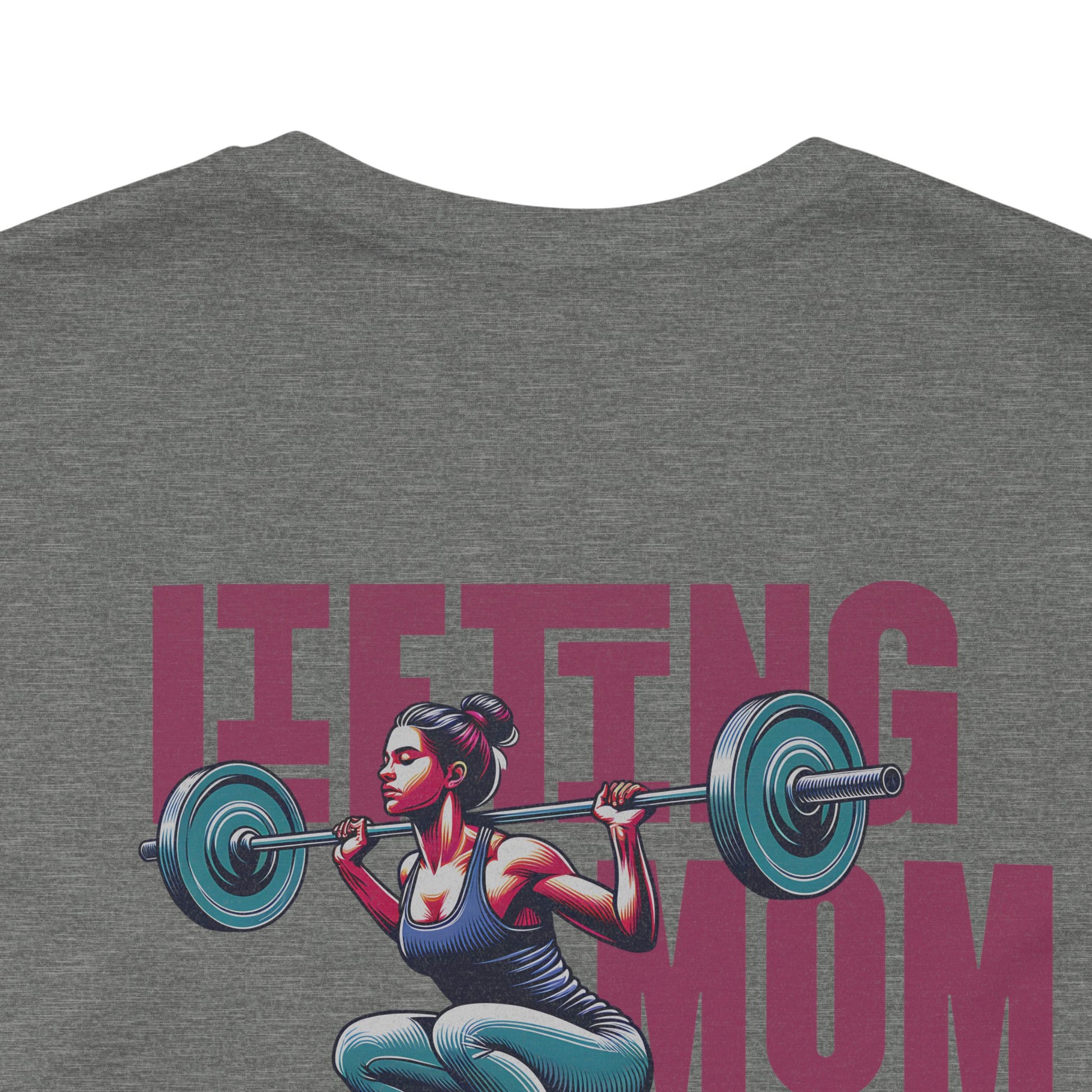 Lifting Mom Tee - Badass Gym Rat Strong Mom T-Shirt - Latina Muscle