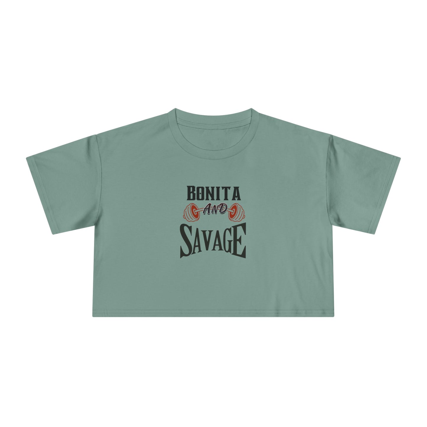 Bonita and Savage Crop Top - Latina Muscle