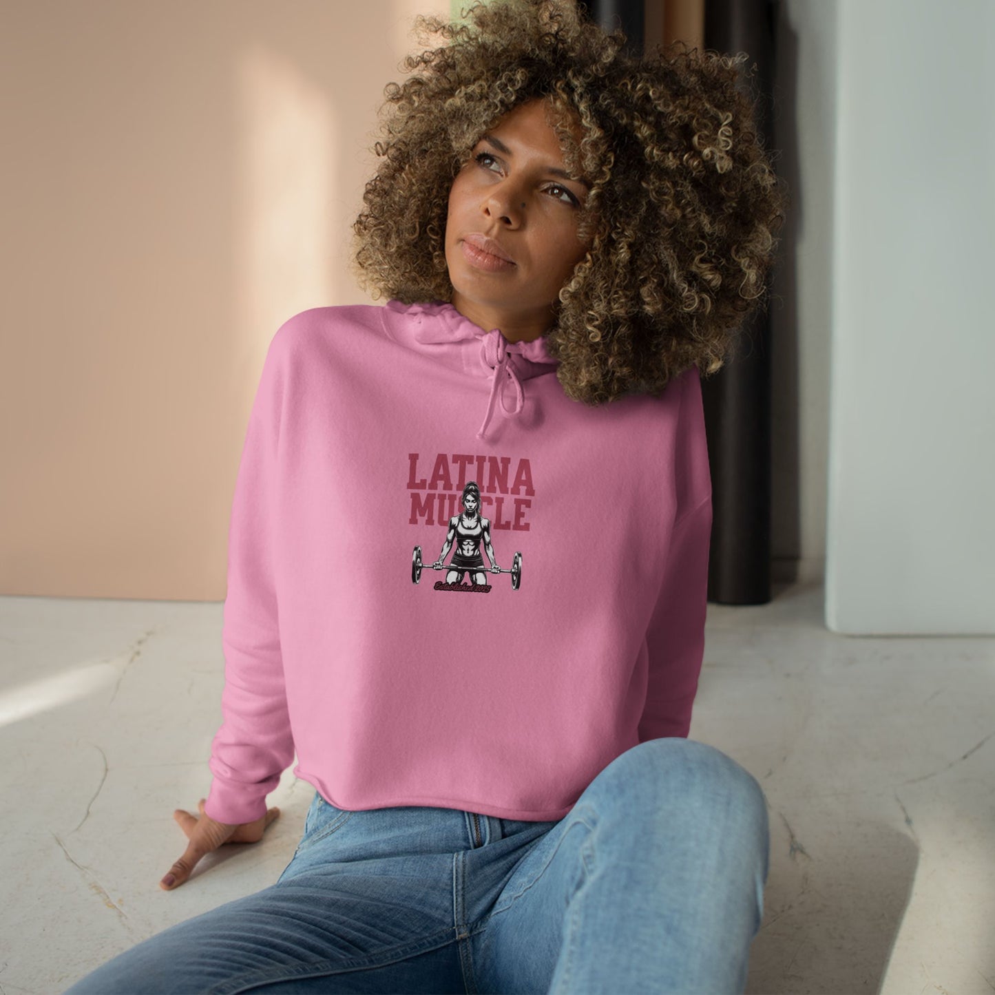 Latina Muscle Crop Hoodie - New Edition - Latina Muscle