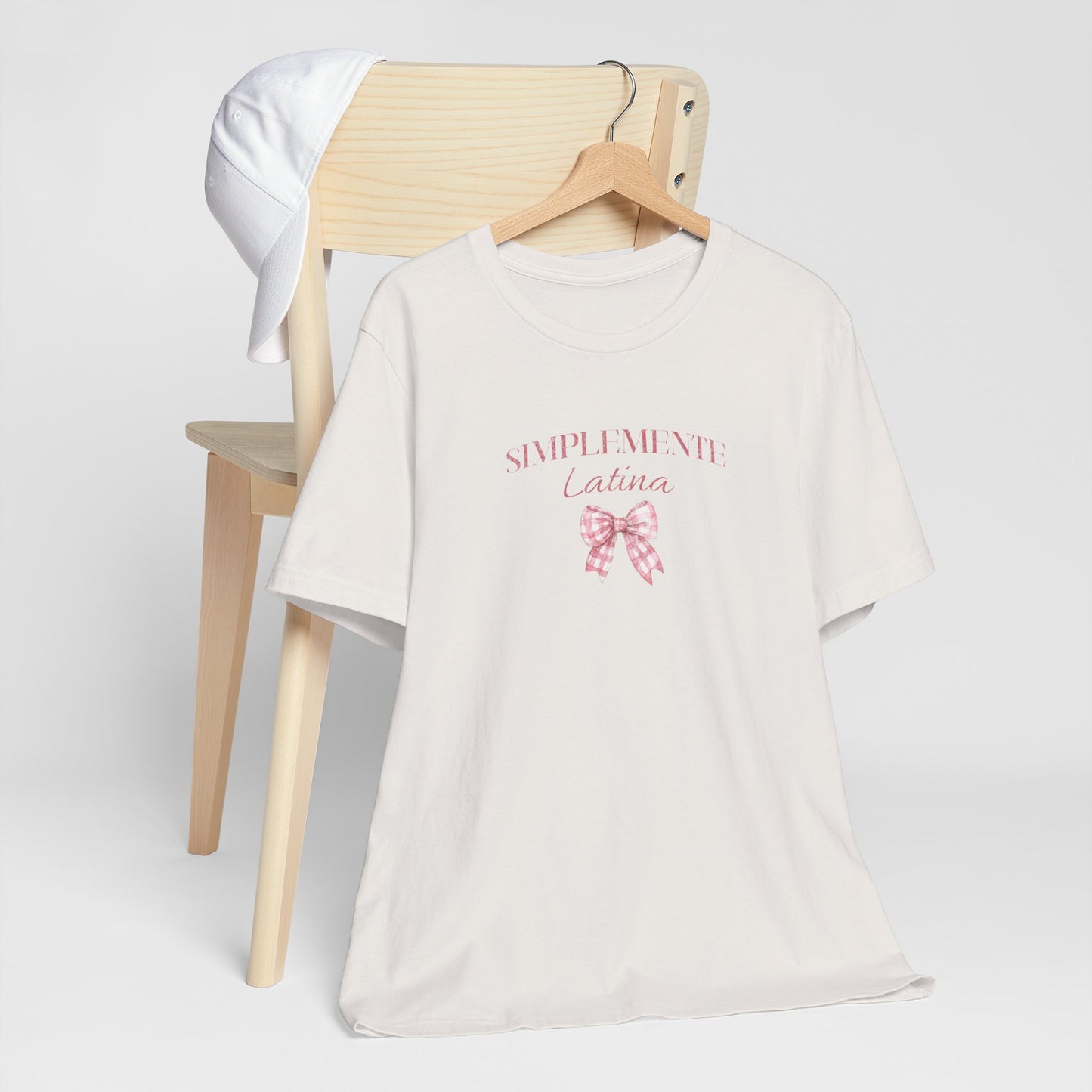 Simplemente Latina Tee Pink Coquette Bow - Latina Muscle