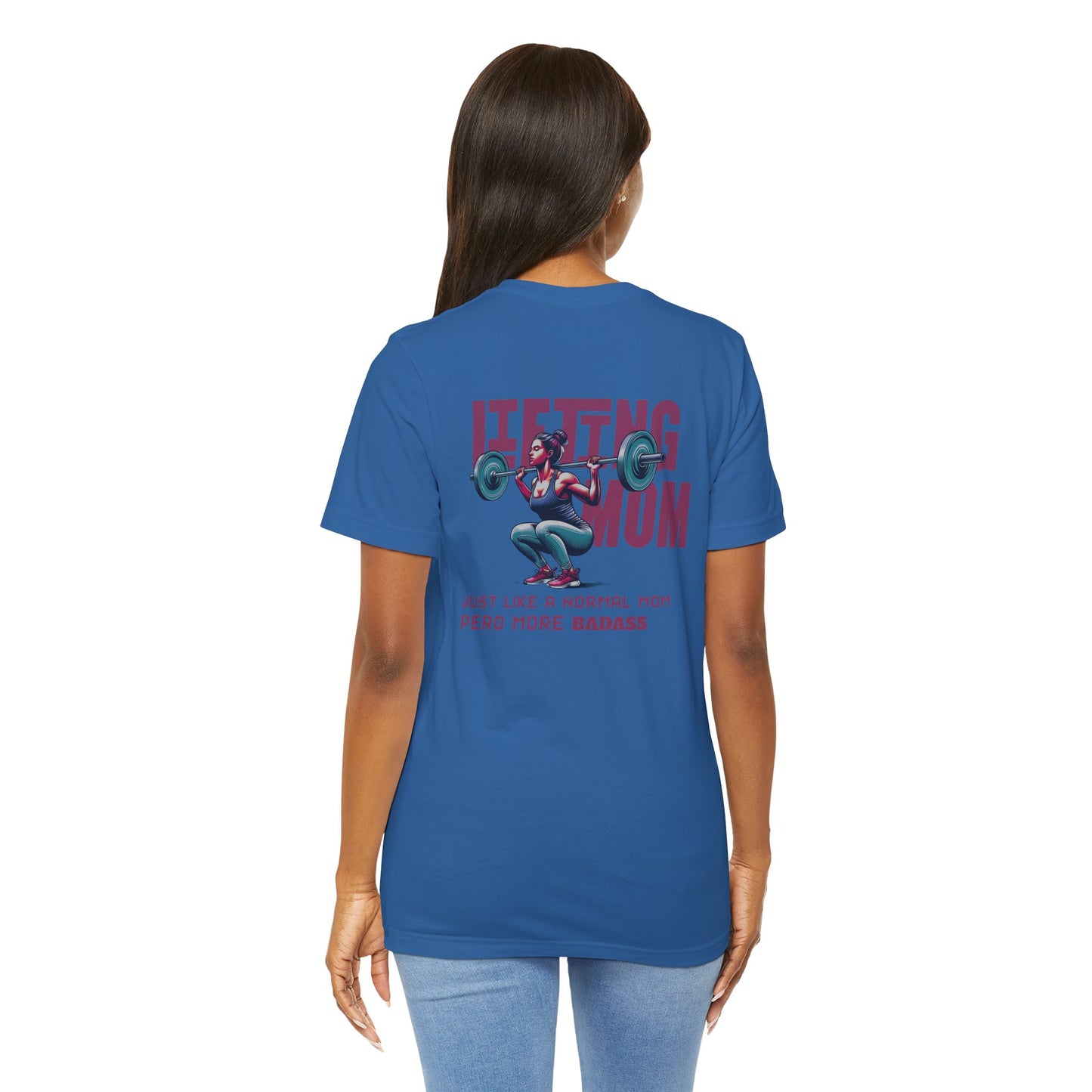 Lifting Mom Tee - Badass Gym Rat Strong Mom T-Shirt - Latina Muscle