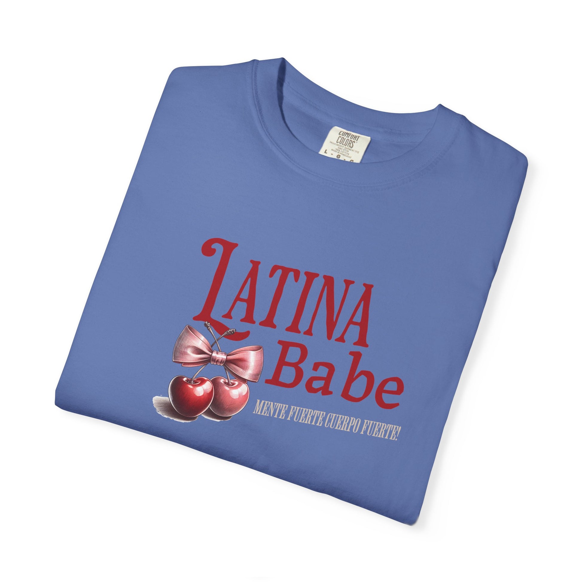 Latina Babe T-Shirt Mente Fuerte Cuerpo Fuerte - Latina Muscle