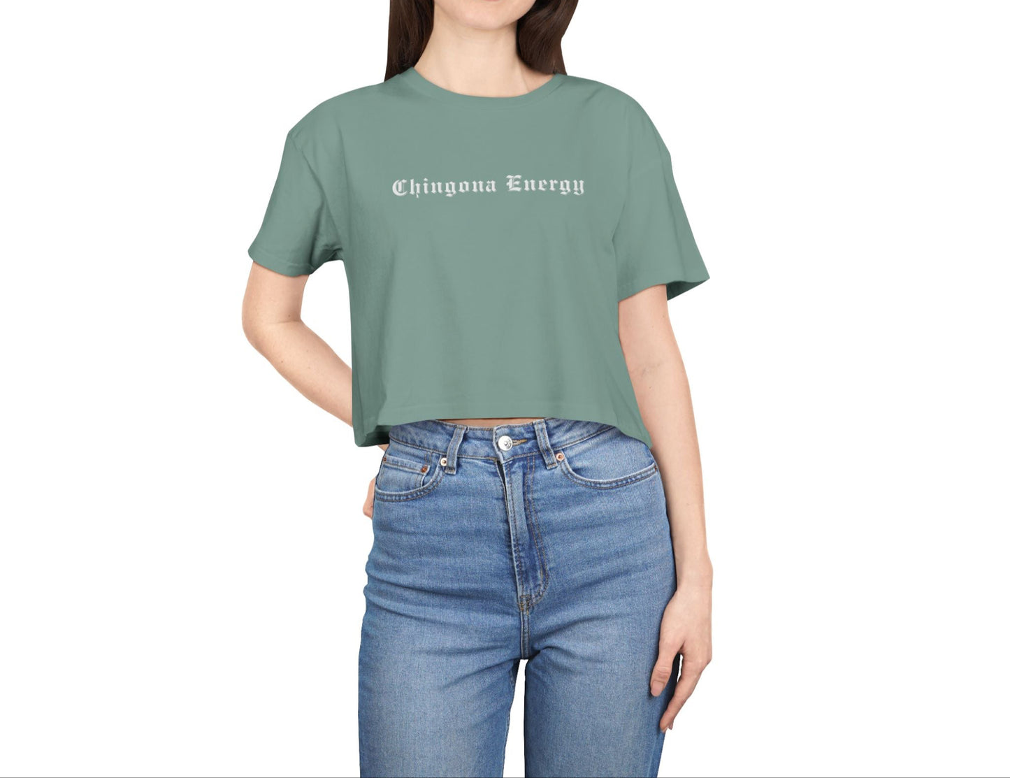 Chingona Energy Women's Crop Top - Latina Muscle