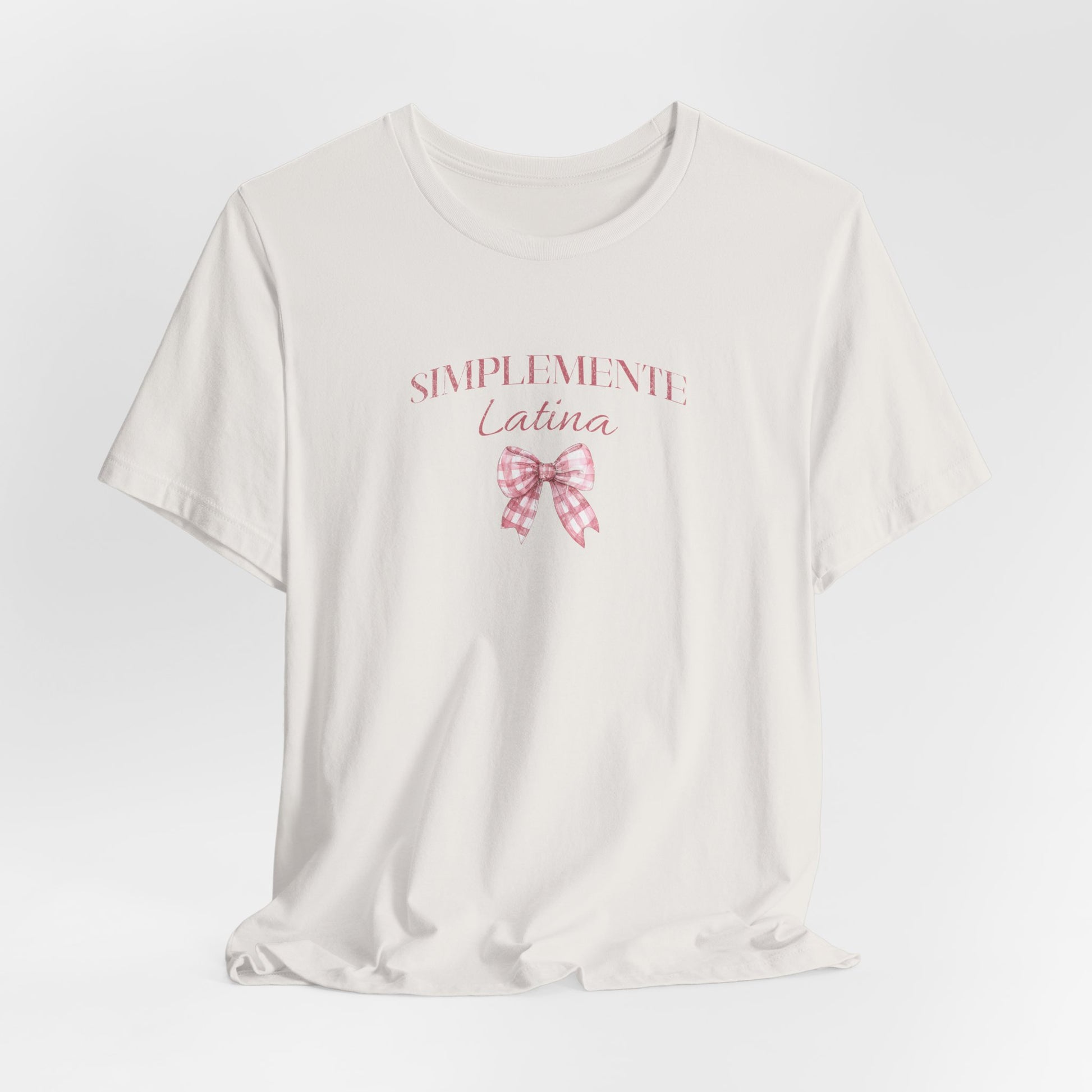 Simplemente Latina Tee Pink Coquette Bow - Latina Muscle