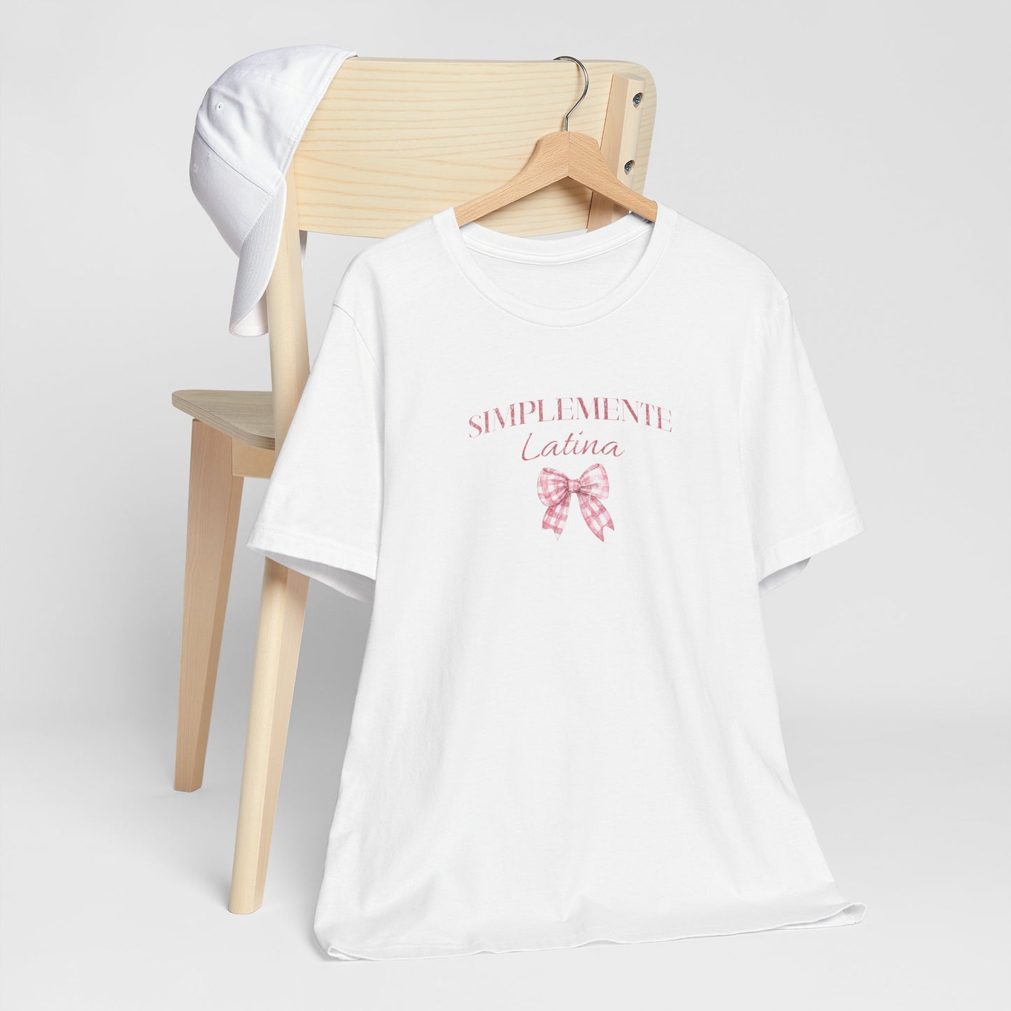 Simplemente Latina Tee Pink Coquette Bow - Latina Muscle