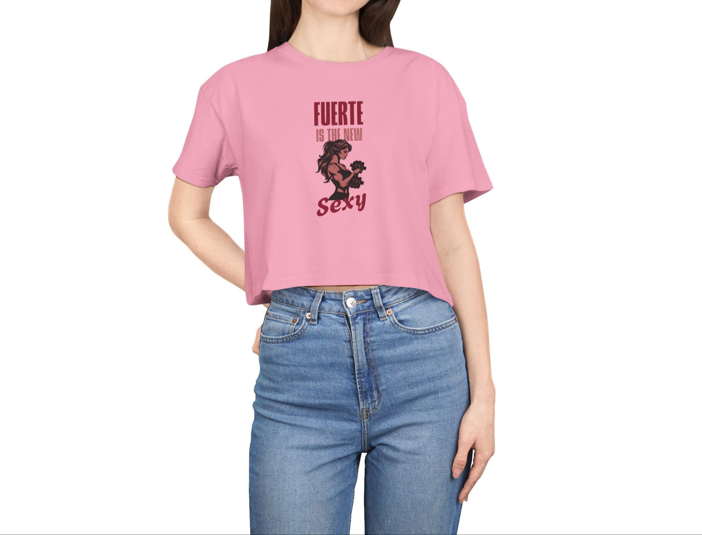 Fuerte is the New Sexy Crop Top - Latina Muscle