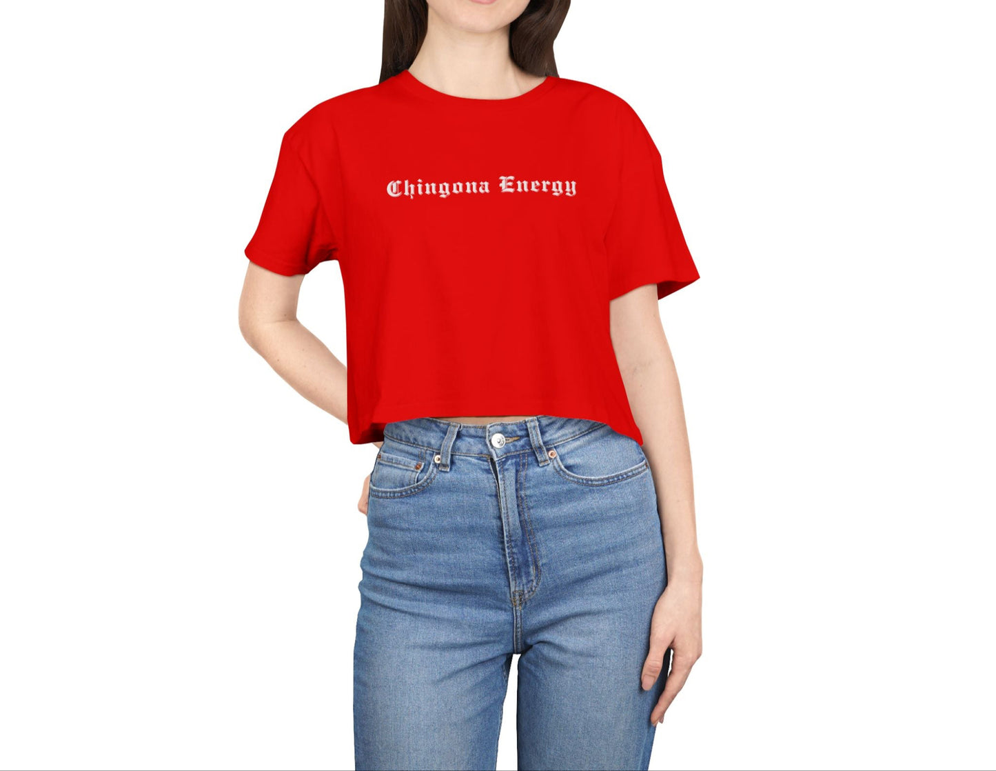 Chingona Energy Women's Crop Top - Latina Muscle