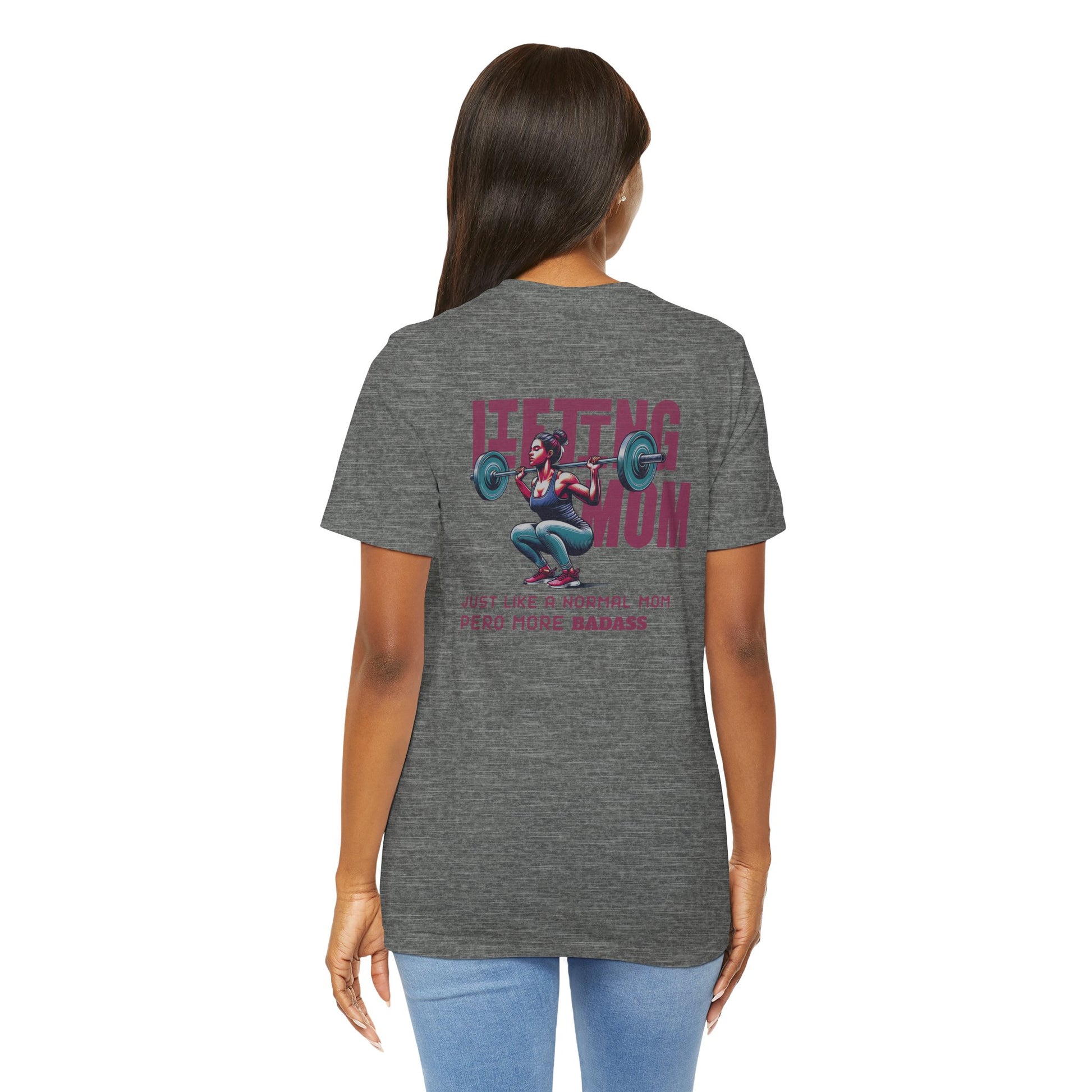 Lifting Mom Tee - Badass Gym Rat Strong Mom T-Shirt - Latina Muscle