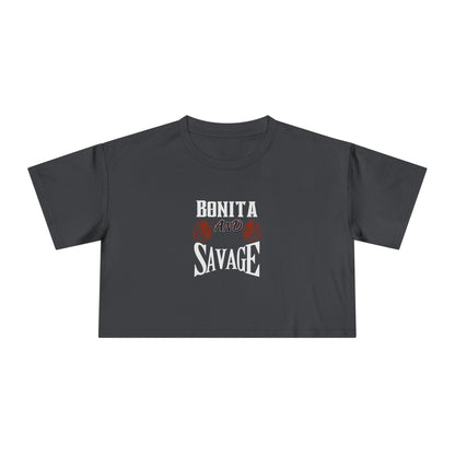 Bonita and Savage Crop Top - Latina Muscle