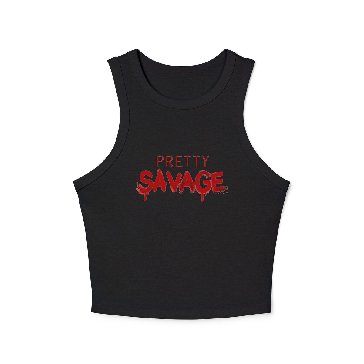Pretty Savage Micro Rib Tank Top - Latina Muscle