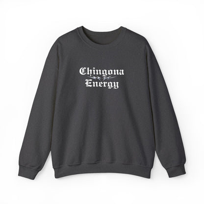 Chingona Energy - Embroidered Sweater