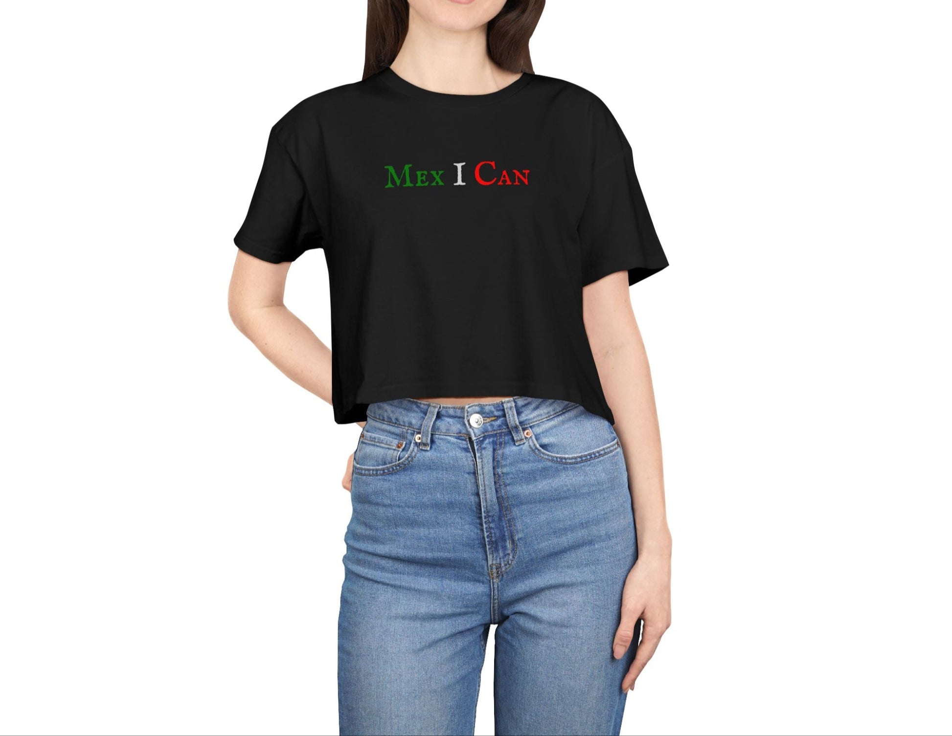 Mex I Can Crop Top - Latina Muscle
