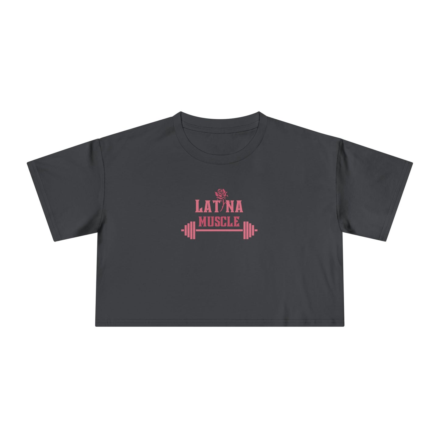 Latina Muscle Crop Top - Pink Letter Edition - Latina Muscle
