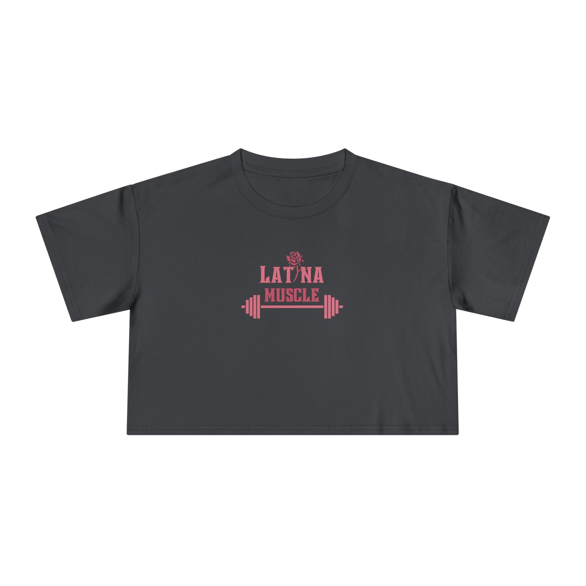 Latina Muscle Crop Top - Pink Letter Edition - Latina Muscle