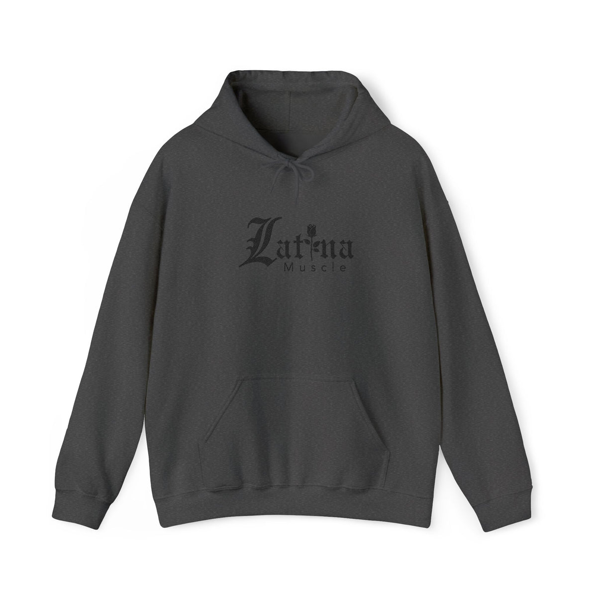 Latina Muscle Hoodie- Rose Design - Latina Muscle