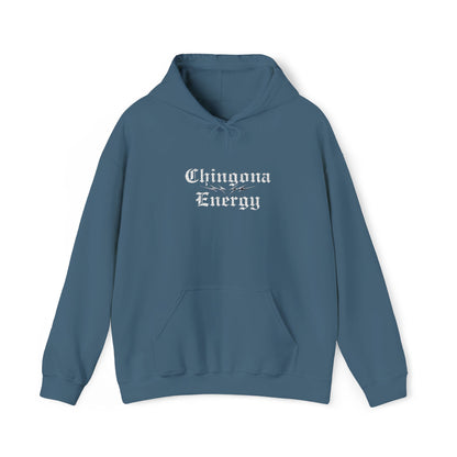 Chingona Energy- Embroidered Hoodie - Latina Muscle