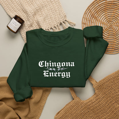 Chingona Energy - Embroidered Sweater