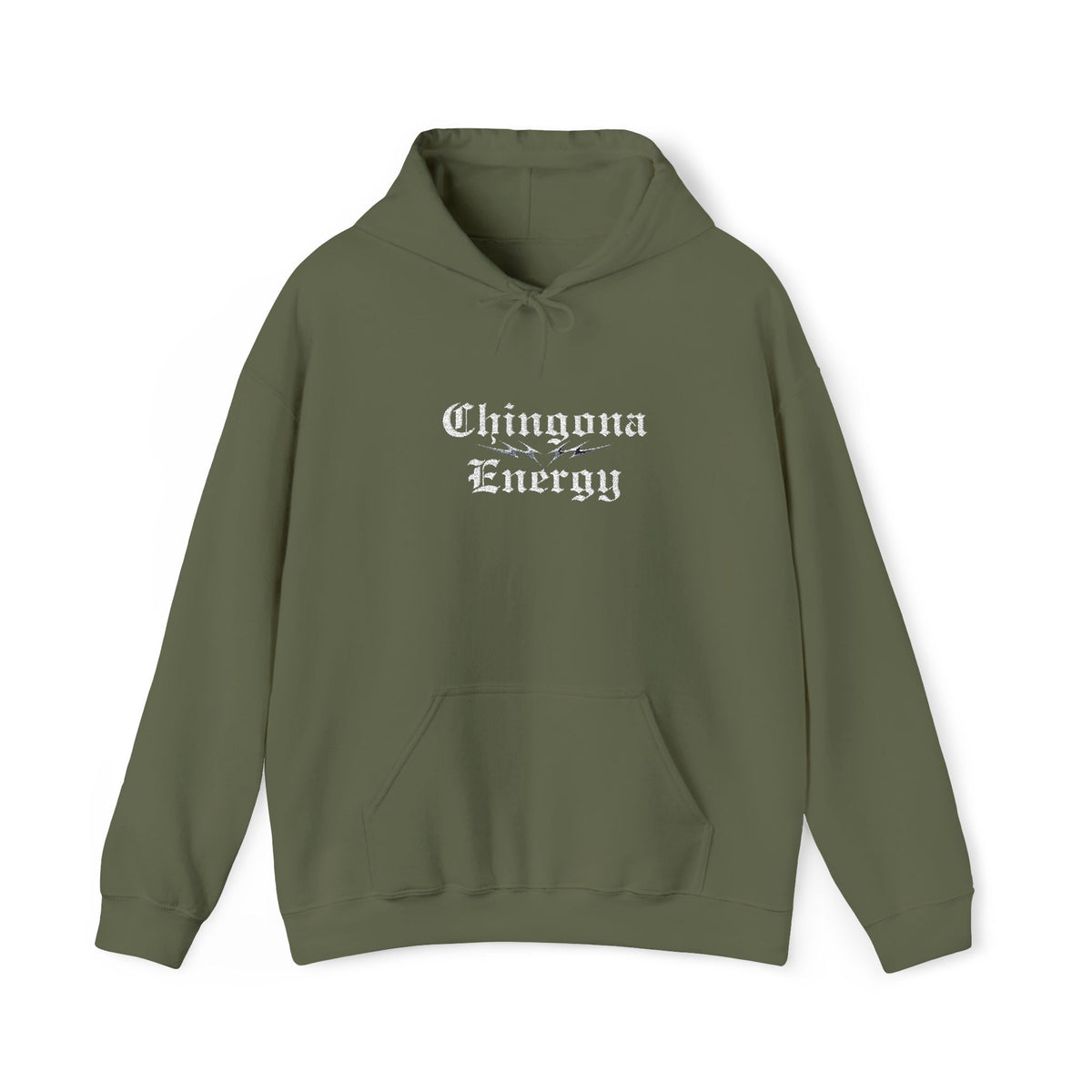 Chingona Energy- Embroidered Hoodie - Latina Muscle