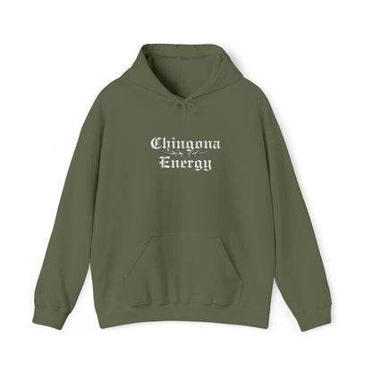 Chingona Energy- Embroidered Hoodie - Latina Muscle
