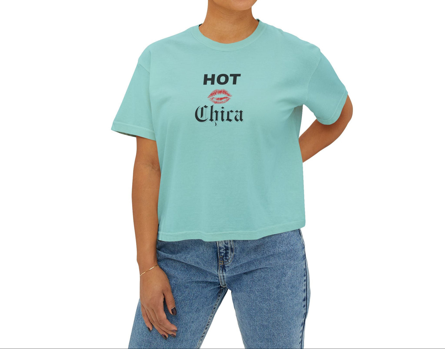Hot Chica Boxy Tee - Latina Muscle