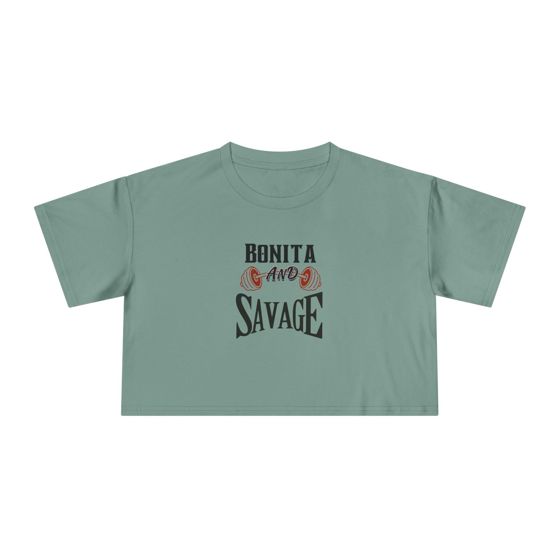 Bonita and Savage Crop Top - Latina Muscle