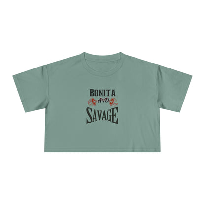 Bonita and Savage Crop Top - Latina Muscle