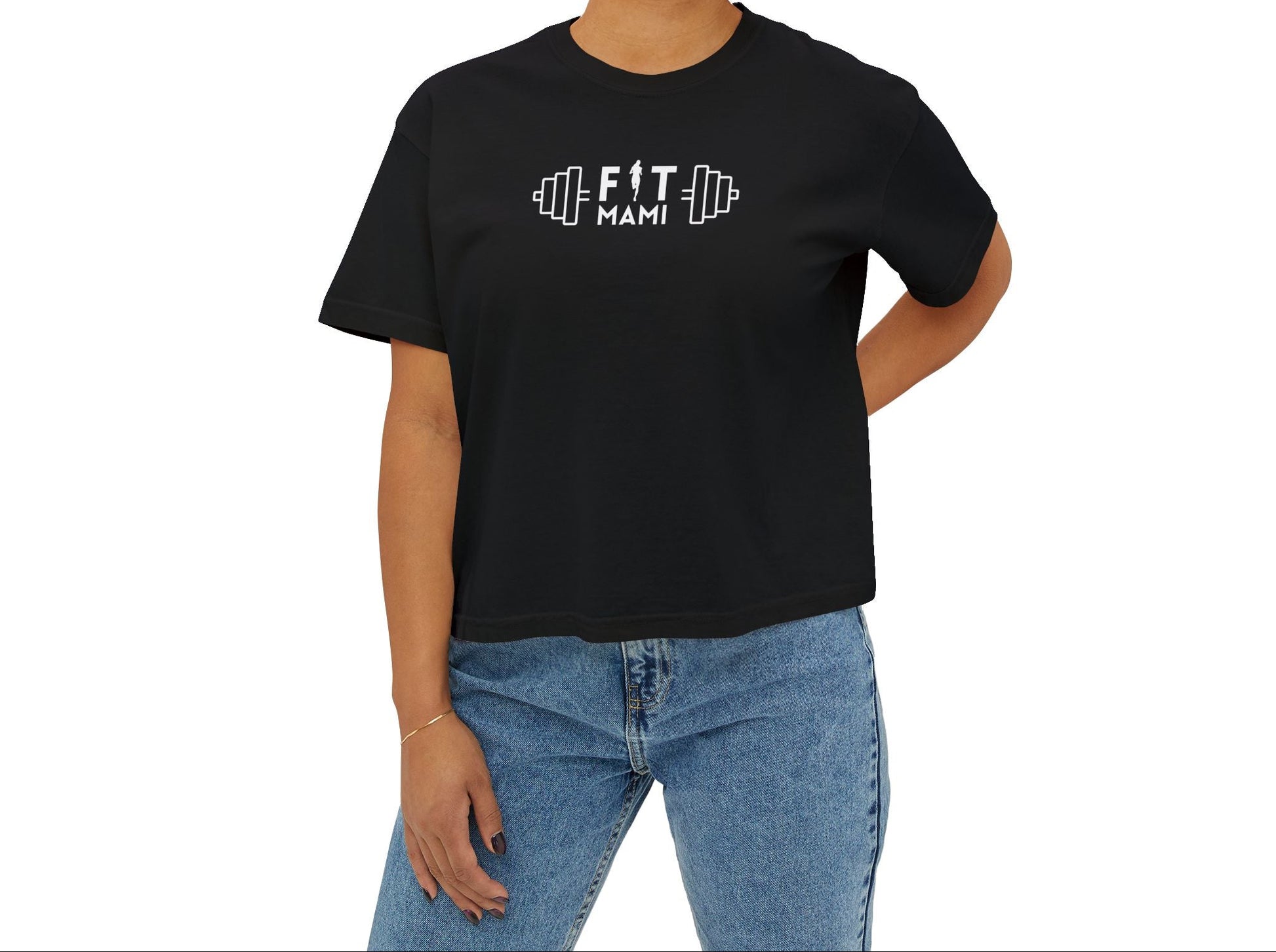Fit Mami Boxy Tee - Latina Muscle