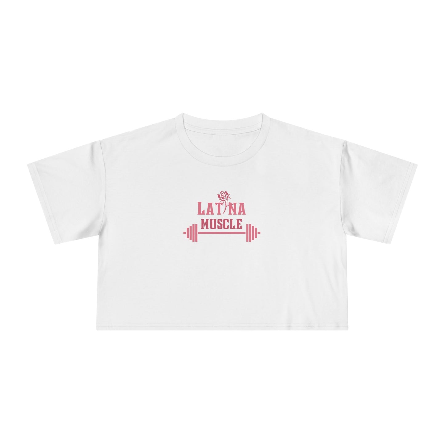 Latina Muscle Crop Top - Pink Letter Edition - Latina Muscle