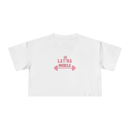 Latina Muscle Crop Top - Pink Letter Edition - Latina Muscle