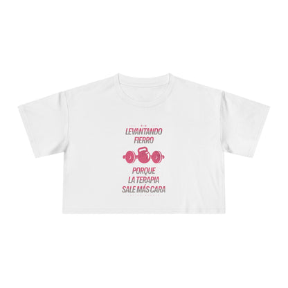 Levantando Fierro Crop Top - Latina Muscle