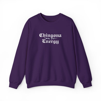 Chingona Energy - Embroidered Sweater