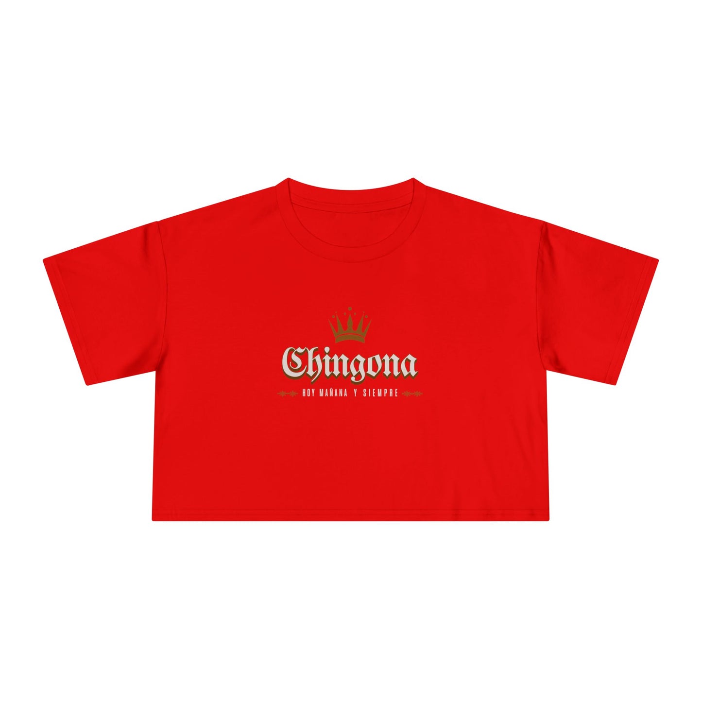 Chingona Crown Crop Top - Latina Muscle