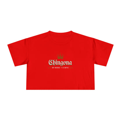 Chingona Crown Crop Top - Latina Muscle