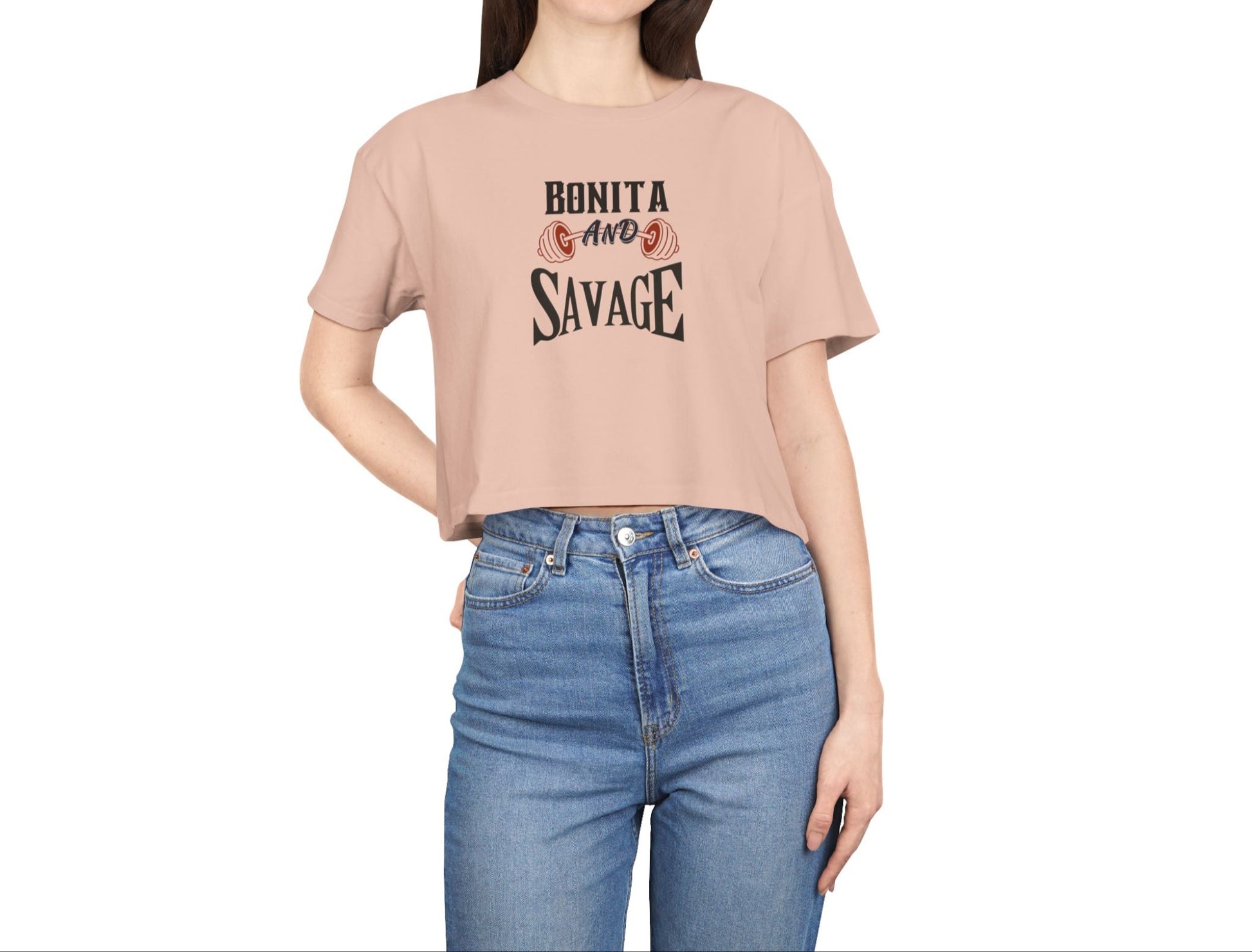Bonita and Savage Crop Top - Latina Muscle