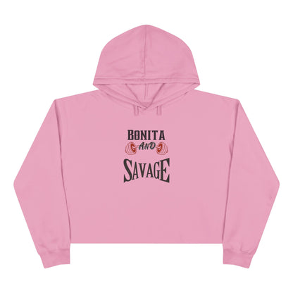 Bonita and Savage Crop Hoodie