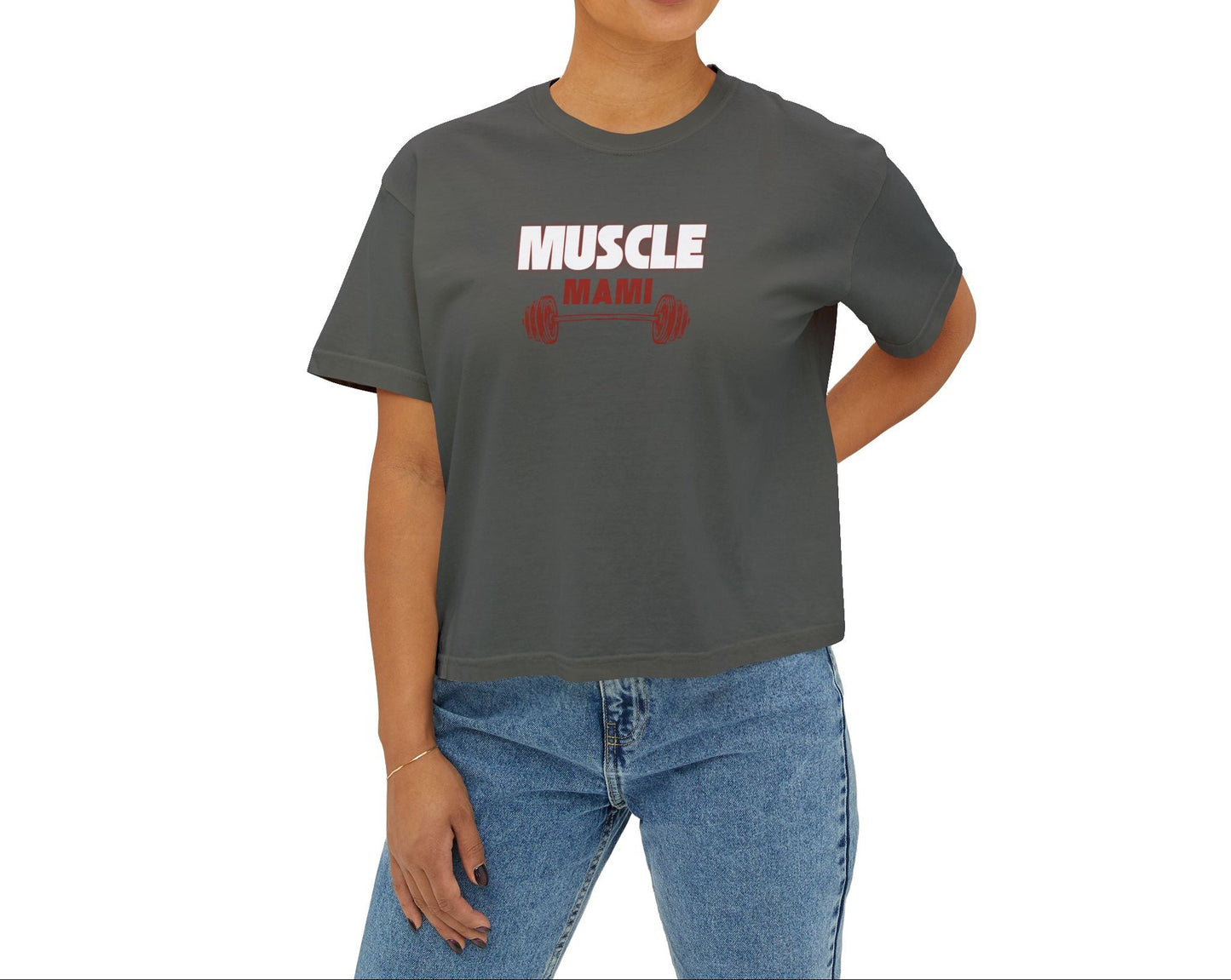 Muscle Mami Boxy Tee - Latina Muscle