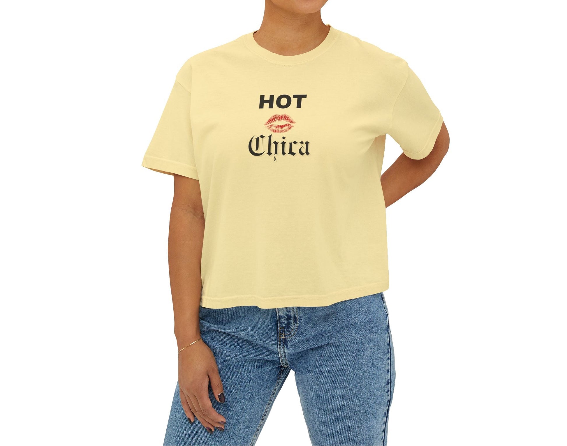 Hot Chica Boxy Tee - Latina Muscle