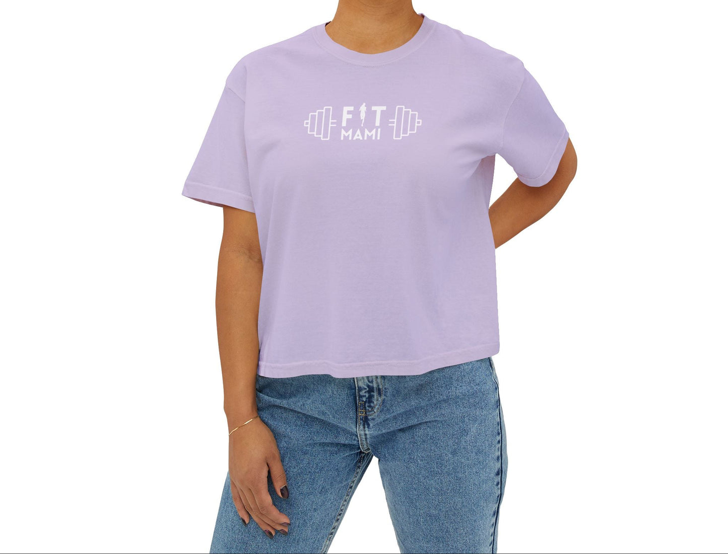 Fit Mami Boxy Tee - Latina Muscle