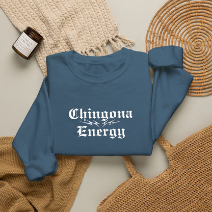 Chingona Energy - Embroidered Sweater