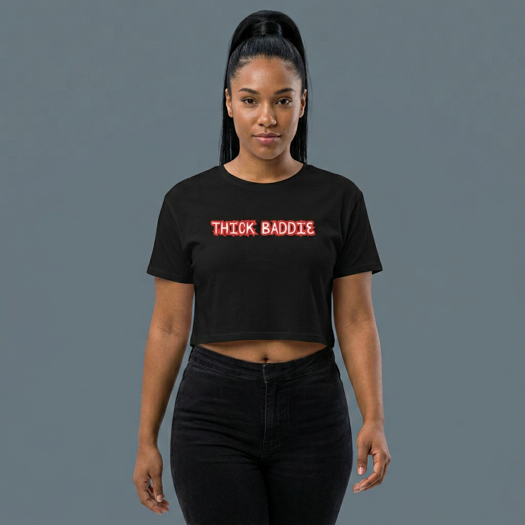 Thick Baddie Crop Top - Latina Muscle