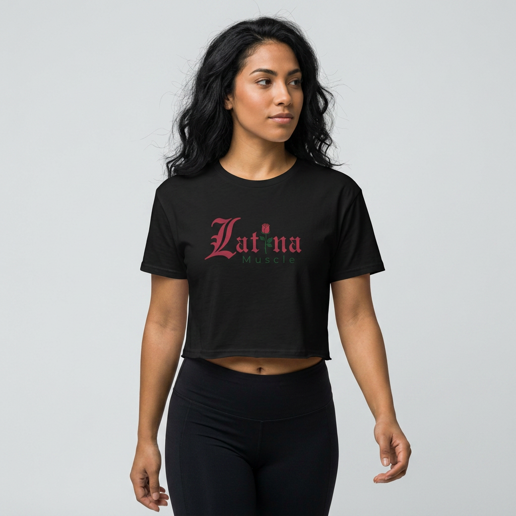Latina Muscle Crop Top - Rose Edition - Latina Muscle