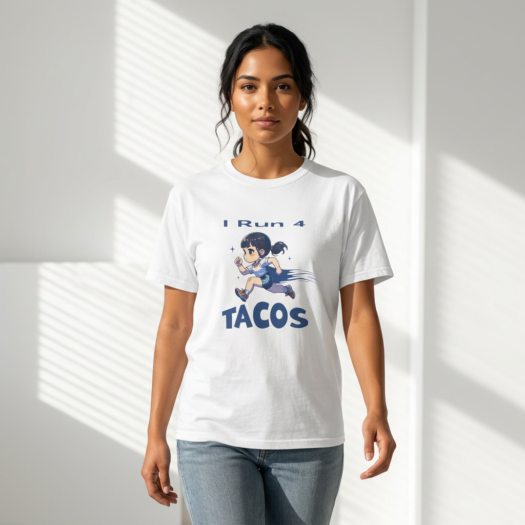 I Run 4 Tacos Tee - Latina Muscle