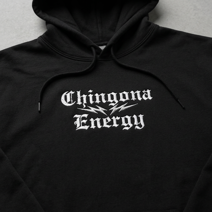 Chingona Energy- Embroidered Hoodie - Latina Muscle