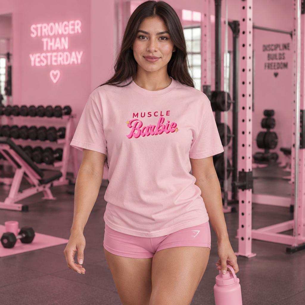 Muscle Barbie Tee - Latina Muscle