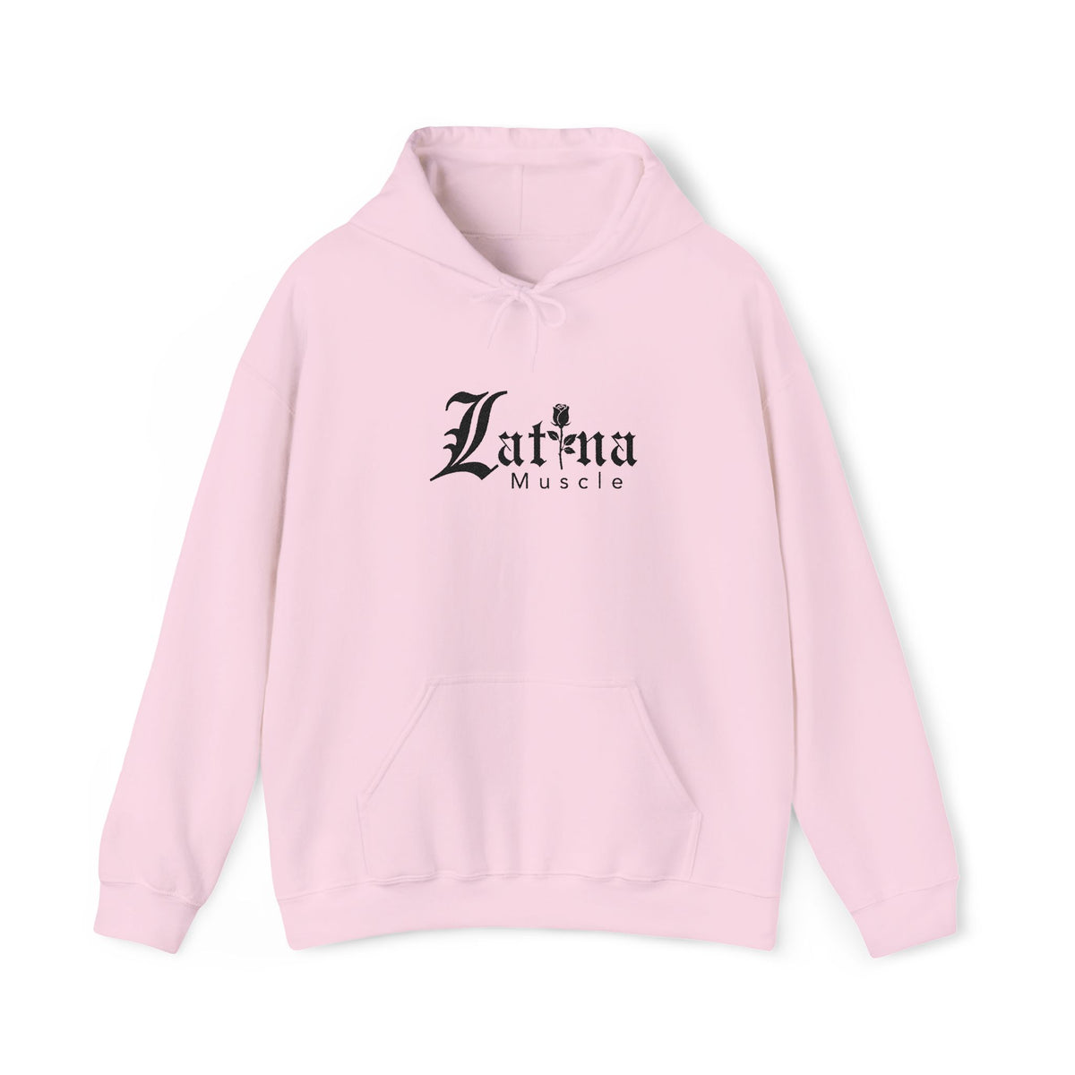 Latina Muscle Hoodie- Rose Design - Latina Muscle