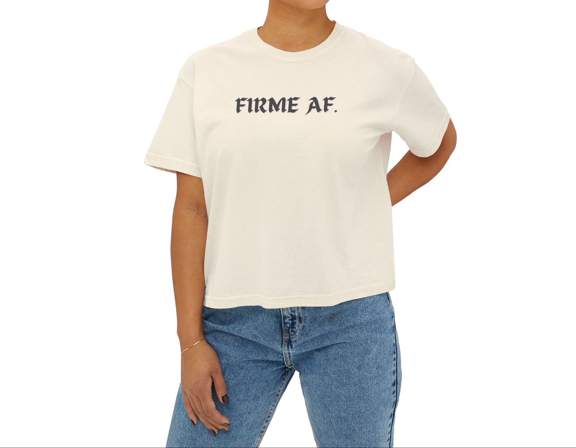 Firme AF Boxy Tee - Latina Muscle